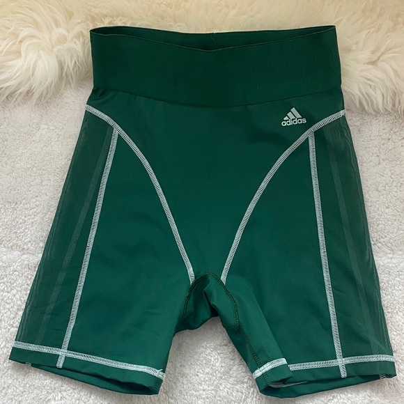Adidas x IVY PARK Green Athletic Shorts - Picture 1 of 6